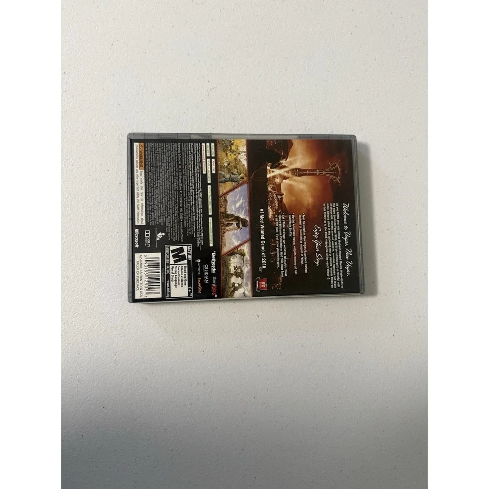 Fallout New Vegas XBOX 360 Game & Case Tested Platinum Hits!